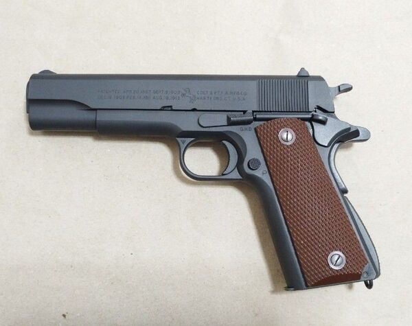 WA M1911A1 HW SCW 3 ASGK カーボンブラック CB 870g ウエスタンアームズ ガスガン ガバメント