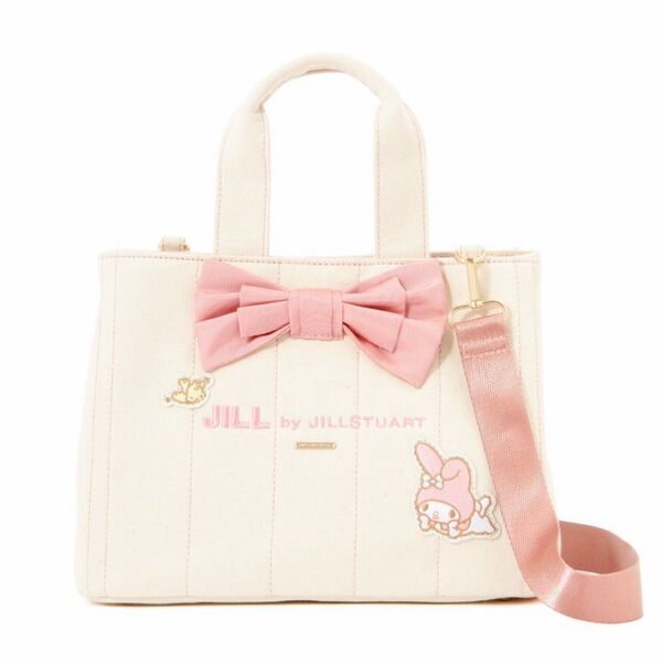 JILL BY JILLSTUART☆マイメロディ×リボンステッチトートバッグ ピンク