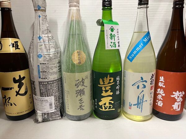 【日本酒】一升瓶6本セット