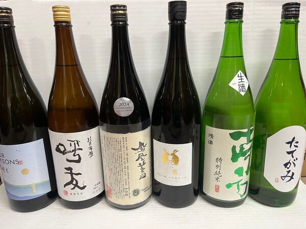 【日本酒】一升瓶6本セット