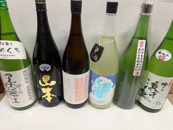 【日本酒】一升瓶6本セット