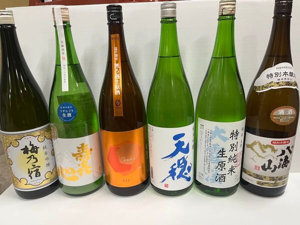 【日本酒】一升瓶6本セット