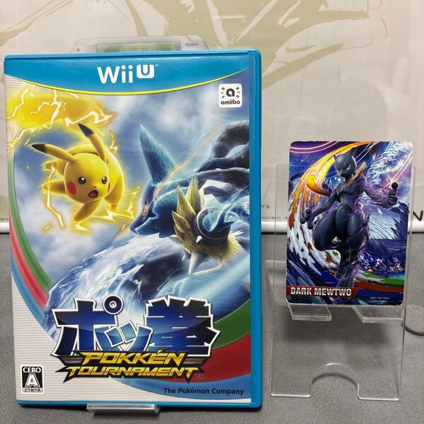 【ダークミュウツーamiiboカード付き】WiiU ポッ拳 POKKEN TOURNAMENT