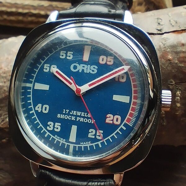 ●美品!●オリス■ORIS 手巻き機械式1980年代ヴィンテージメンズ腕時計アンティーク即納 男性人気ブランド