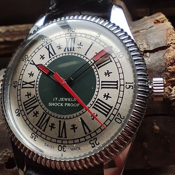 ●美品!●オリス■ORIS 手巻き機械式1980年代ヴィンテージメンズ腕時計アンティーク即納 男性人気ブランド