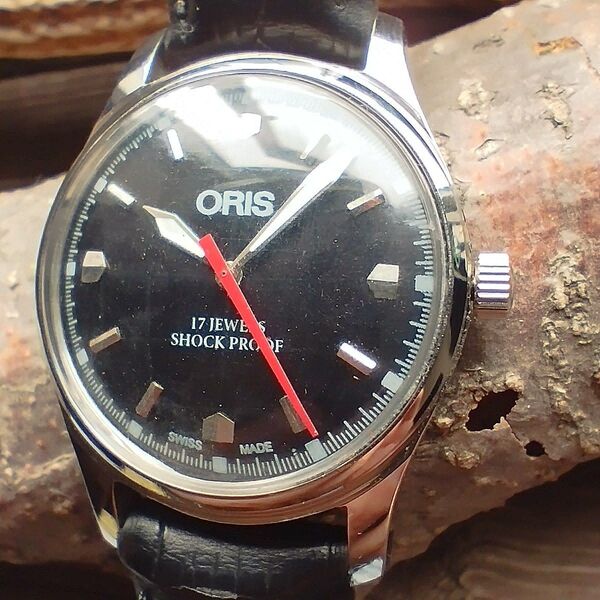 ●美品!●オリス■ORIS 手巻き機械式1980年代ヴィンテージメンズ腕時計アンティーク即納 男性人気ブランド