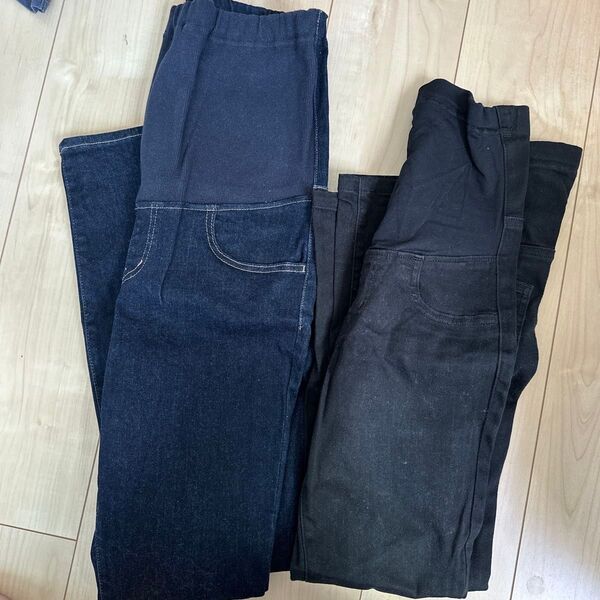 ユニクロ パンツ スキニー マタニティ M L まとめ売り