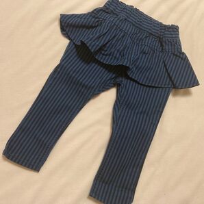 【美品】スカート付きパンツ 80cm