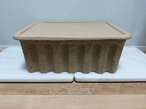 収納ボックス パルプモールド 蓋付き スタッキング