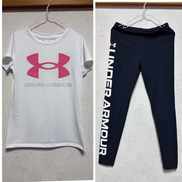 UNDER ARMOUR Tシャツ&レギンスセット M
