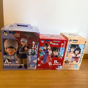 一番くじ ドラゴンボール EX 激闘!!天下一武道会 A賞 孫悟飯 B賞 チチ 雲の上の神殿 C賞 ヤジロベー 3点セット