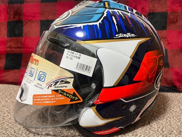 Arai アライ ヘルメット VZ-RAM PEDROSA SHOGUN ペドロサ将軍 XLサイズ(61-62cm)未使用品