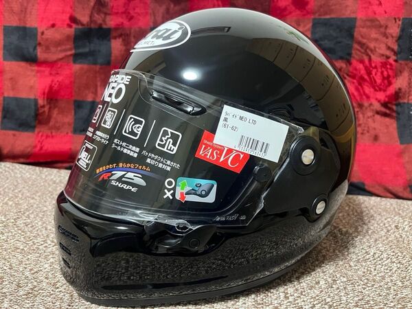 Arai アライ フルフェイスヘルメット RAPIDE NEO ラパイドネオ 単色 黒 XL(61-62cm) 東単オリジナル