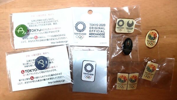 2020東京オリンピック &TOKYO ラグビーワールドカップ ピンバッジ