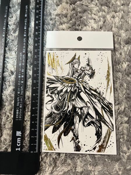 新品未開封 NIKKE 墨絵金箔ポストカード ドロシー TSUTAYAIP書店