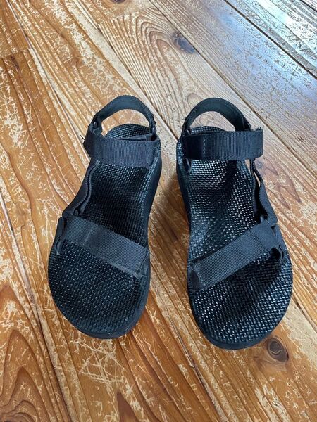 TEVA テバ サンダル レディース 厚底 黒 FLATFORM UNIVERSAL 22cm