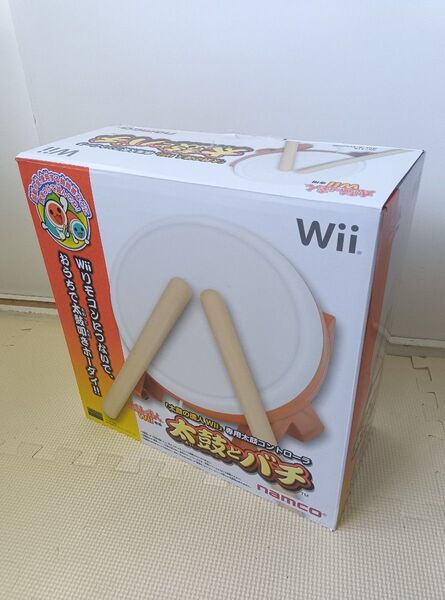 【未使用品】 太鼓の達人 Wii 専用太鼓コントローラー 太鼓とバチ 【送料込の価格です】