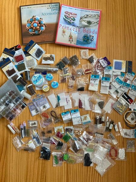 ハンドメイド◆ビーズアクセサリー アクセサリーパーツ セット ビーズ パーツ 手芸用品 ハンドクラフト