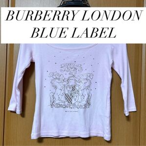 【希少】BURBERRYLONDON BLUELABEL バーバリーロンドン ブルーレーベル バーバリーTシャツ Burberry
