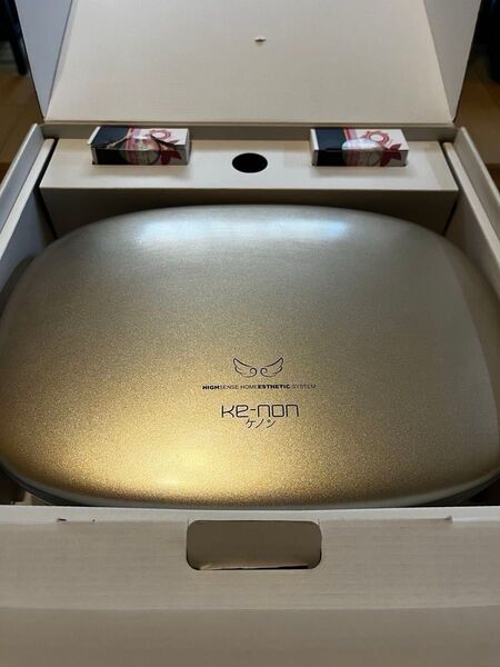 【美品】ケノン HIGHSENSE HOMEESTHETIC SYSTEM 脱毛器 シャンパンゴールド