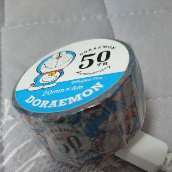 ドラえもん 50周年 マスキングテープ マステ シール 総柄