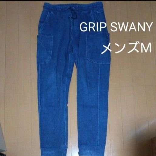 GRIP SWANY グリップスワニー メンズ パンツ デニム ブルー M アウトドア キャンプ
