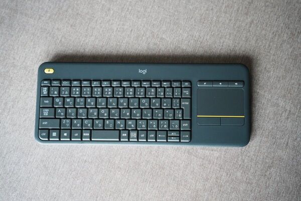 Logicool ワイヤレスキーボード タッチパネル付き K400plus