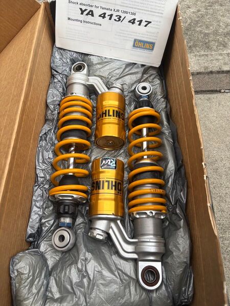 OHLINS リアサスペンション YA417 XJR1300 XJR1200 XJR400 ゼファー