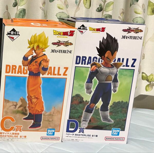 ドラゴンボール 一番くじ VSオムニバスCROSS C賞 超サイヤ人孫悟空 D賞 ベジータ フィギュア セット