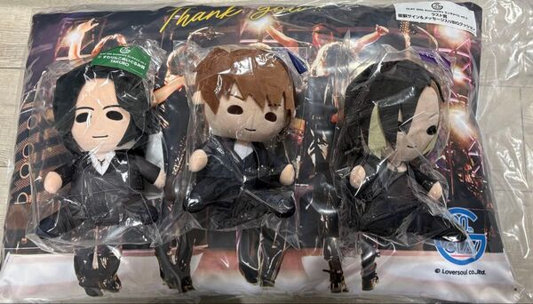 GLAY エンタメくじ すわりんこぬいぐるみ賞 TAKURO JIRO HISASHI ラスト賞 クッション セット