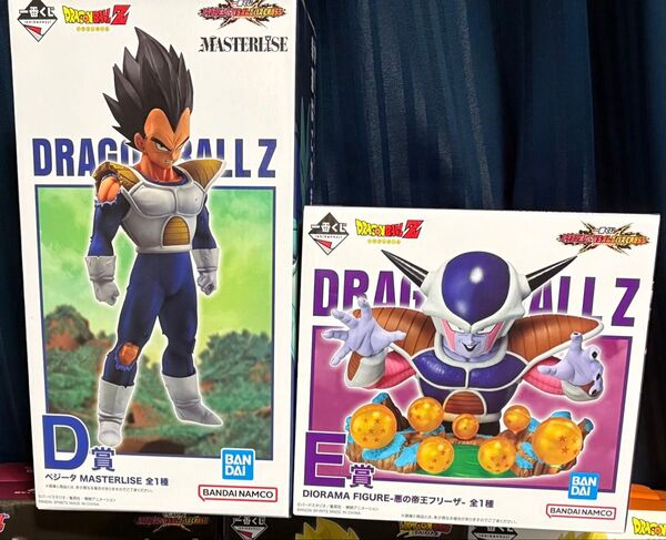 ドラゴンボール 一番くじ VSオムニバスCROSS D賞 ベジータ E賞 フリーザ フィギュア セット