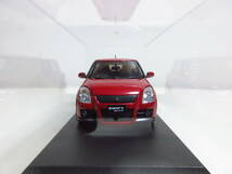 1/43 京商 Jcollection　スズキ スイフトスポーツ SUZUKI SWIFT SPORT 5DOORS 2006　レッド 504台限定品　ミニカー_画像3