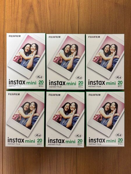 【新品未開封】チェキ フジフィルム instax mini 20枚6個 instax mini jp2 ゆうパケットプラスで発送