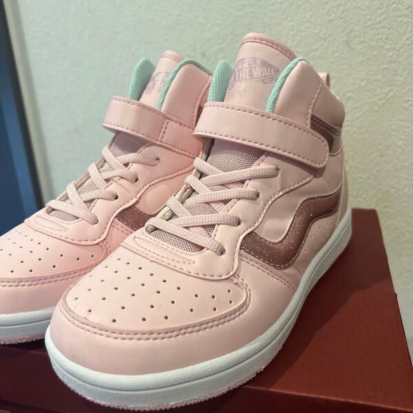 VANS ピンク ハイカットスニーカー 美品