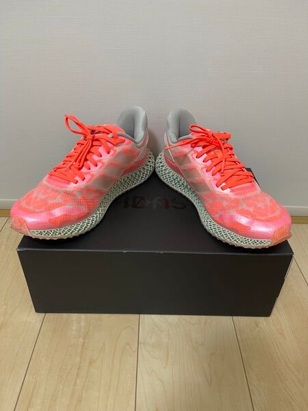 アディダス 4D Run 1.0 FW6838 / adidas ピンク ランニングスニーカー ※27cm