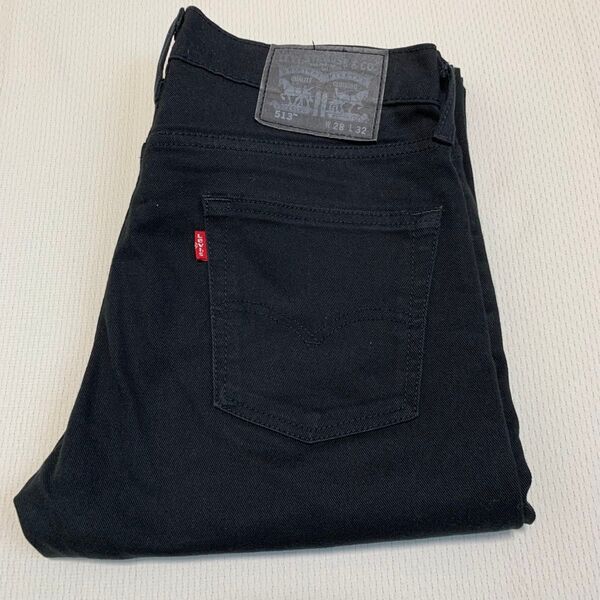 【LEVI’S】リーバイス 513TM ブラック パンツw28 L32