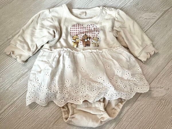 バースデイ テータテート 70 長袖 ロンパース ベビー服