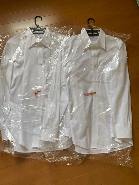 ユニクロ スーパーノンアイロン スリムフィット ワイシャツ Lサイズ 白 長袖