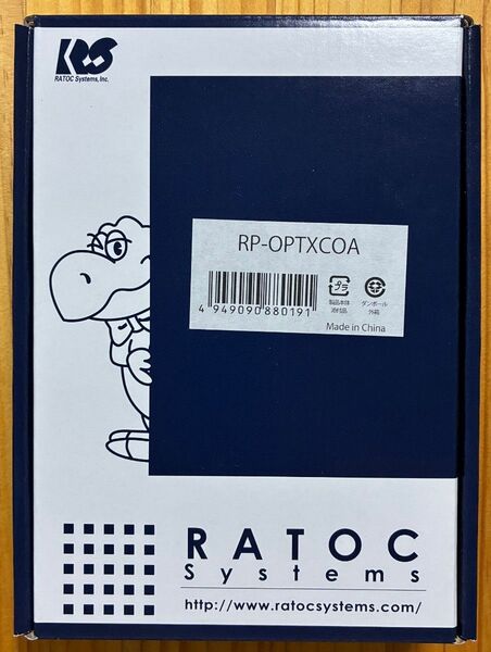 ラトックシステム 光デジタル⇔同軸デジタル 双方向変換アダプター RP-OPTXCOA