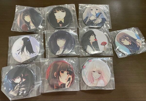 Innocent Grey 10周年記念 缶バッジ10個セット 杉菜水姫 スギナミキ カルタグラ 殻ノ少女 朽木冬子 天ノ少女