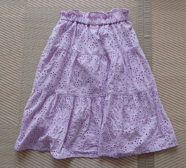 GU キッズロングスカート120サイズ (約50cm)