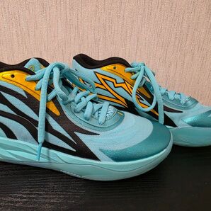 25.5cm プーマ LaMeloBall MB.02 バッシュ ライトブルー系