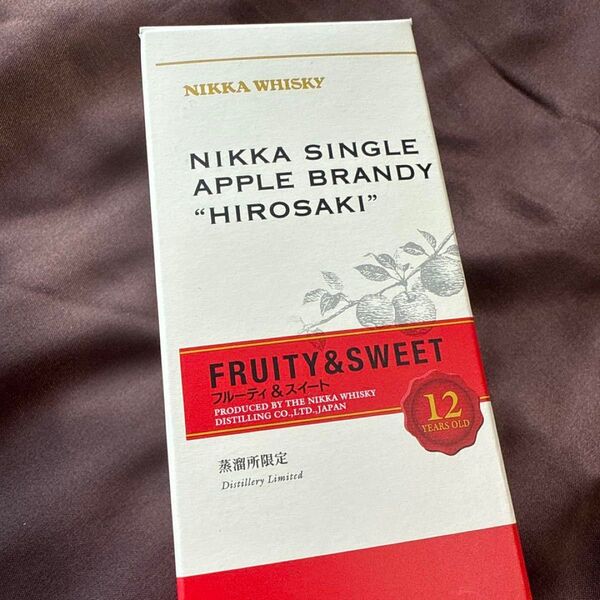 NIKKA SINGLE APPLE BRANDY "HIROSAKI" 12年