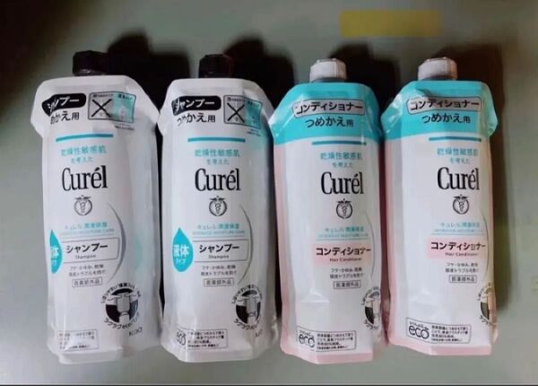 花王 キュレル Curel シャンプー コンディショナー 340ml 各2個 —— 4個セット