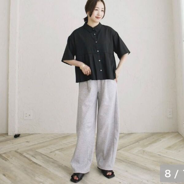 【新品】ilsolore yoh 陽 しまむら コクーンパンツ 中灰 グレー M