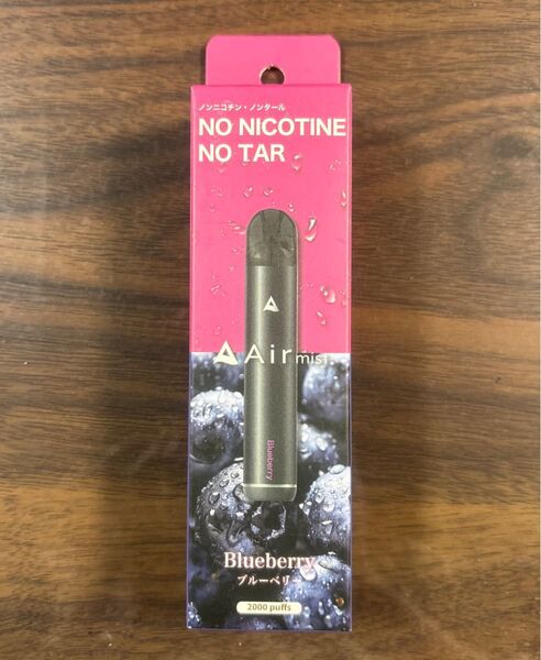 【お値下げ】Airmini エアーミニ 電子タバコ ベイプ 本体 ブルーベリー ニコチン0 タール0