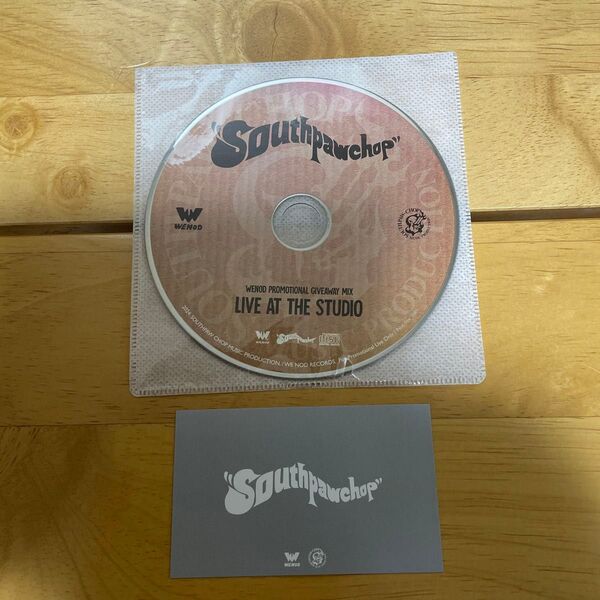 【CD】Southpaw chop LIVE AT THE STUDIO