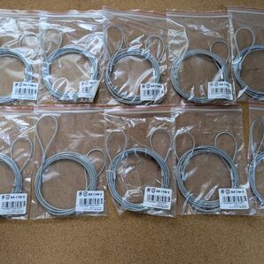 【ワイヤー新品】サンワサプライ ワイヤー(2m) 10本セット