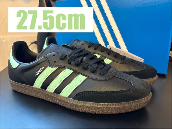 adidas SAMBA OG CORE BLACK/CLEAR MINT/GUM 27.5