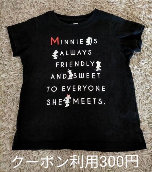 ユニクロ 半袖Tシャツ Tシャツ ディズニー ミニー Disney 半袖 カットソー